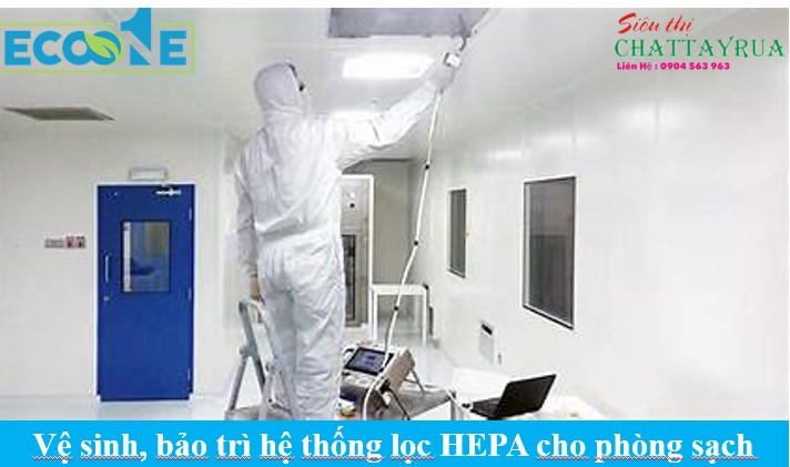 /Vệ sinh, bảo trì hệ thống lọc HEPA cho phòng sạch